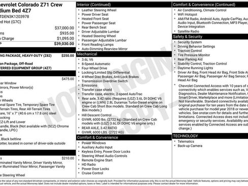 Used 2019 Chevrolet Colorado Z71 image 36