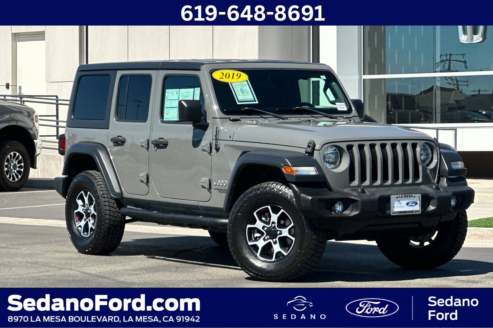 Used 2019 Jeep Wrangler Unlimited Sport S AWD/4WD image 1