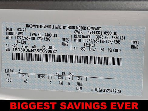 New 2025 Ford F350 XL w/ XL Chrome Package RWD image 44