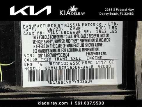 Used 2023 Nissan Sentra SV FWD image 33