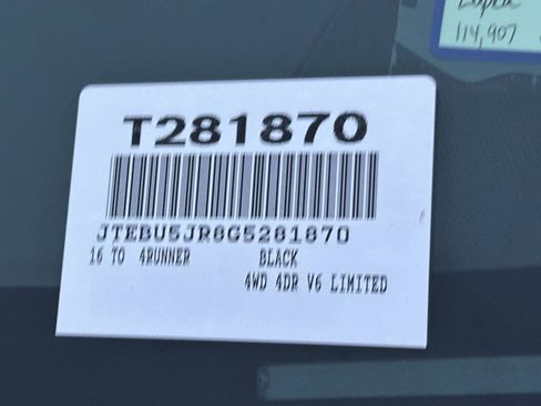 Used 2016 Toyota 4Runner Limited image 15