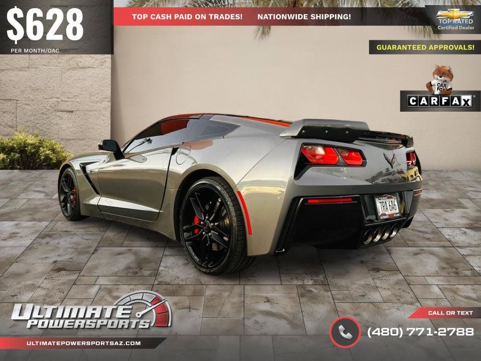 Used 2016 Chevrolet Corvette Stingray Coupe w/ Carbon Flash Badge Package RWD image 62