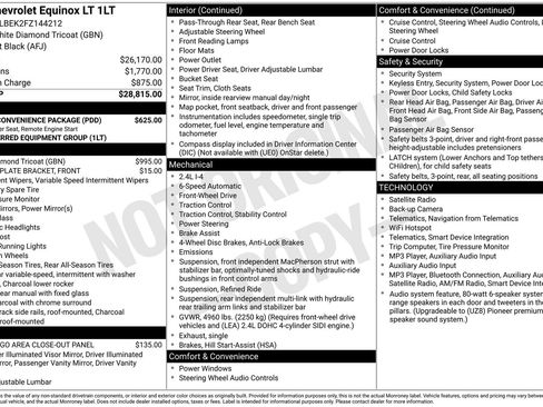 Used 2015 Chevrolet Equinox LT w/ Driver Convenience Package FWD image 3