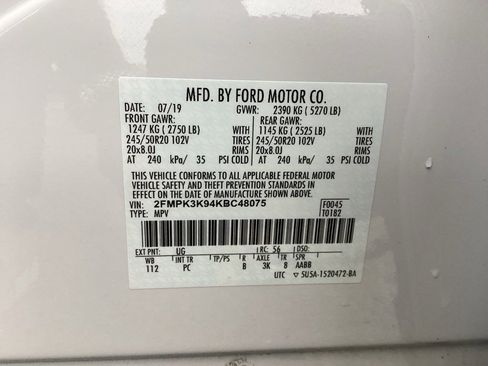 Used 2019 Ford Edge Titanium w/ Equipment Group 301A image 69