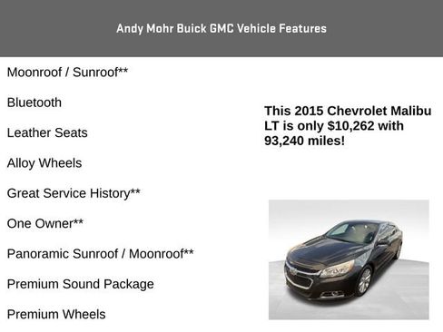 Used 2015 Chevrolet Malibu LT image 4