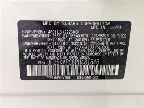 Used 2023 Subaru Forester Limited w/ Popular Package #2 image 25