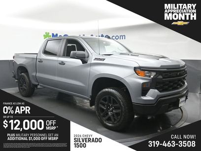 New 2026 Chevrolet Silverado 1500 Custom Trail Boss w/ Dark Appearance Package