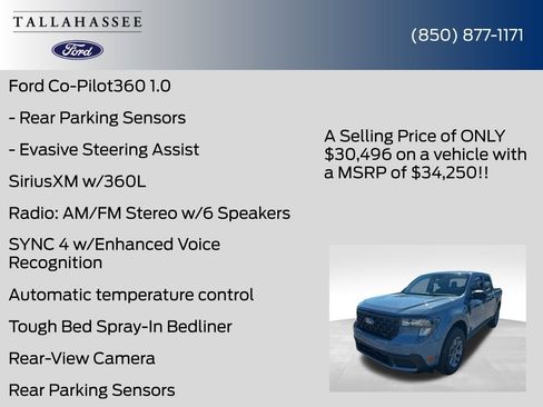 New 2025 Ford Maverick XLT w/ Equipment Group 302A image 23