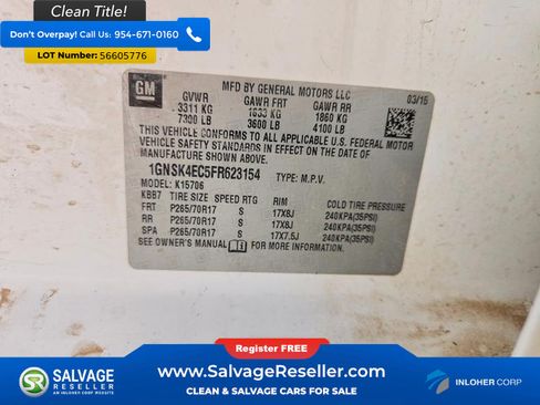 Used 2015 Chevrolet Tahoe 4WD image 17