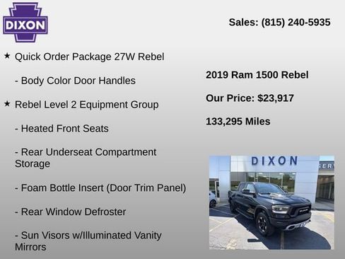 Used 2019 RAM 1500 Rebel w/ Rebel Level 2 Equipment Group AWD/4WD image 4