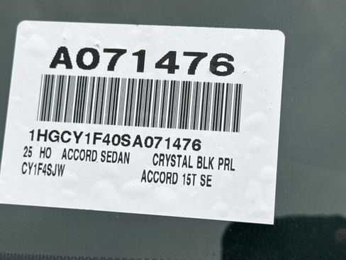 New 2025 Honda Accord SE image 26