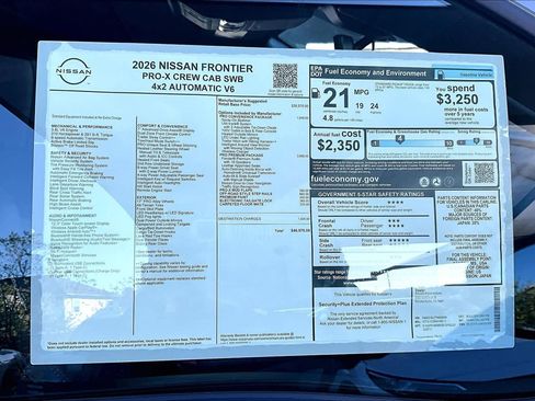 New 2026 Nissan Frontier Pro-X image 19