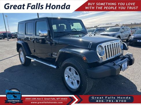 Used 2017 Jeep Wrangler Unlimited Sahara w/ Dual Top Group image 1
