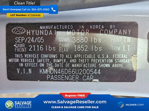 Used 2006 Hyundai Elantra Sedan FWD image 16