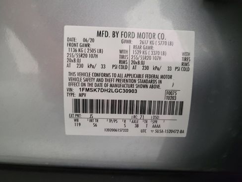Used 2020 Ford Explorer XLT w/ Equipment Group 202A RWD image 33