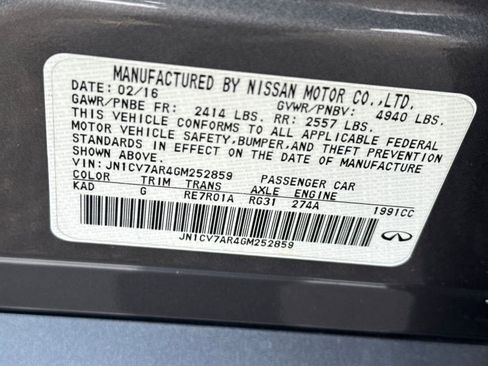 Used 2016 INFINITI Q50 Premium image 29