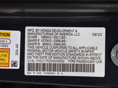 Used 2024 Honda Accord LX image 37