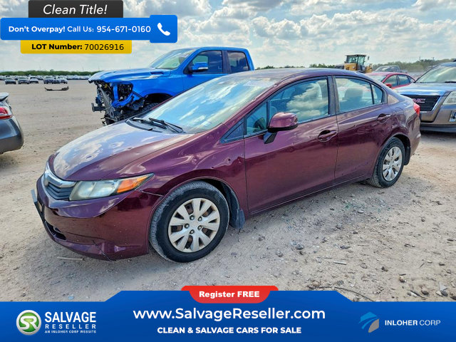 Used 2012 Honda Civic LX image 1