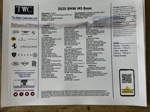 Used 2025 BMW M5 w/ Executive Package AWD/4WD image 47