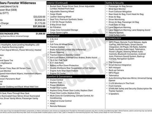 Used 2022 Subaru Forester Wilderness w/ Wilderness Package AWD/4WD image 4