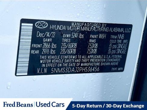 Used 2023 Hyundai Santa Fe SEL w/ Premium Package image 34