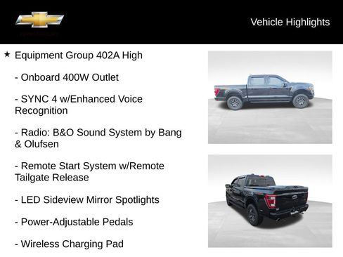 Used 2022 Ford F150 Tremor w/ Equipment Group 402A High image 17