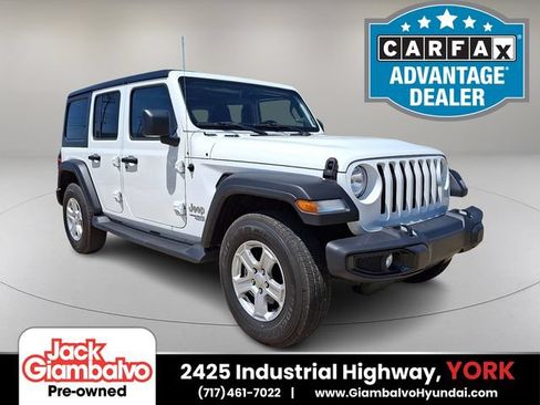 Used 2018 Jeep Wrangler Unlimited Sport S AWD/4WD image 1
