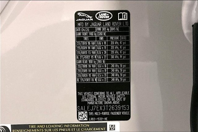 New 2026 Land Rover Defender 110 S AWD/4WD image 11