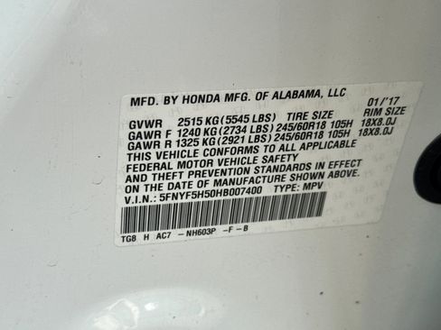 Used 2017 Honda Pilot EX-L image 30