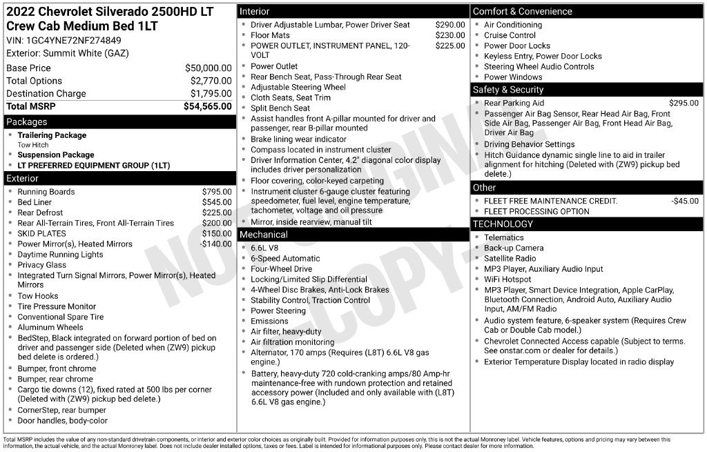 Certified 2022 Chevrolet Silverado 2500 LT AWD/4WD image 11