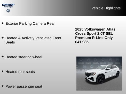 Used 2025 Volkswagen Atlas Cross Sport SEL Premium R-Line image 10