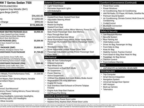 Used 2018 BMW 750i image 6