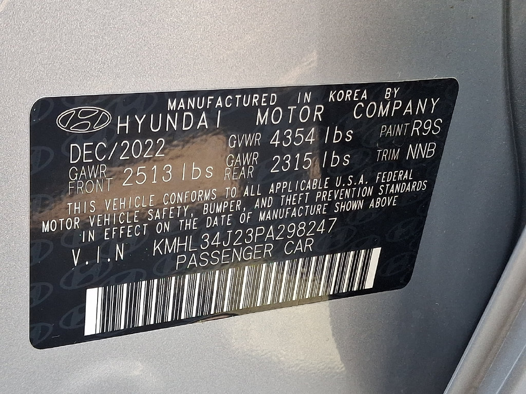 Used 2023 Hyundai Sonata Limited w/ Preferred Accessory Package FWD image 29