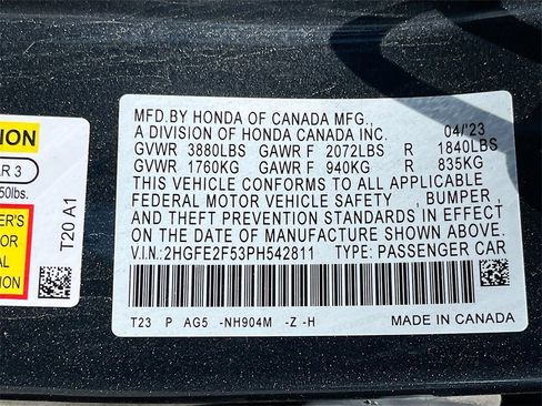 Used 2023 Honda Civic Sport image 32