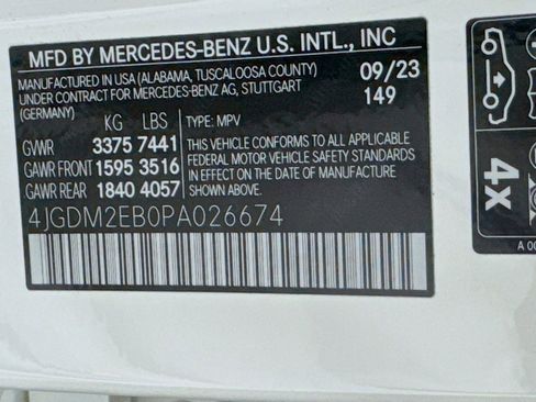 Certified 2023 Mercedes-Benz EQS 450+ 4MATIC SUV image 24