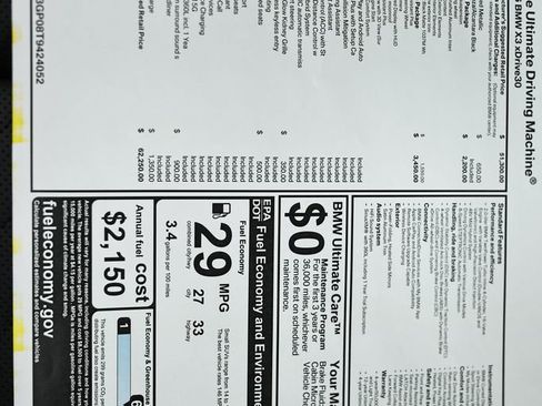 New 2026 BMW X3 xDrive30 w/ Premium Package AWD/4WD image 29