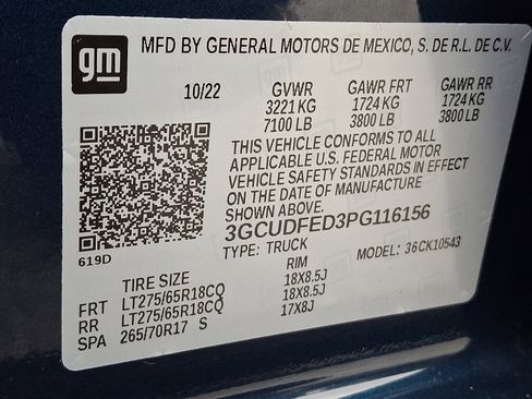 Used 2023 Chevrolet Silverado 1500 LT Trail Boss w/ Protection Package image 26