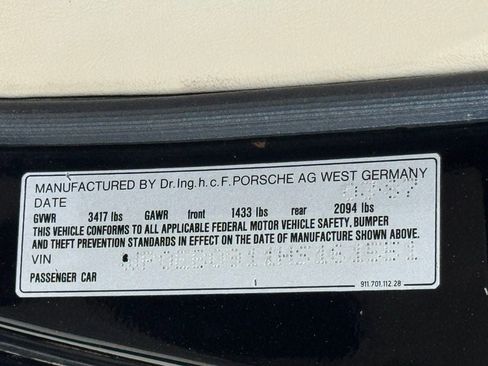 Used 1987 Porsche 911 Carrera image 62