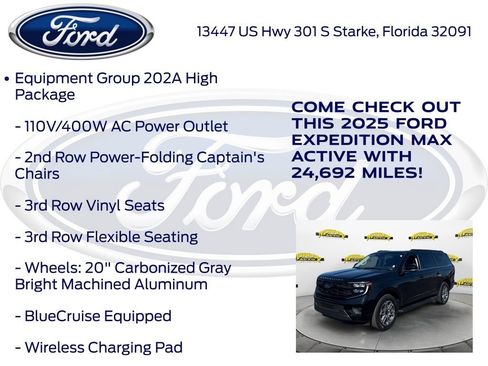 Certified 2025 Ford Expedition Max Active AWD/4WD image 22