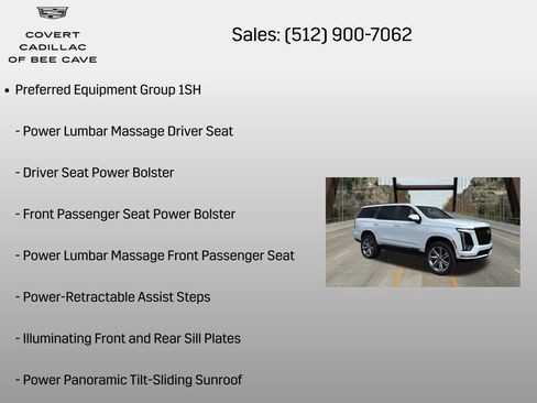 New 2026 Cadillac Escalade Platinum Sport w/ LPO, Floor Liner Package AWD/4WD image 6