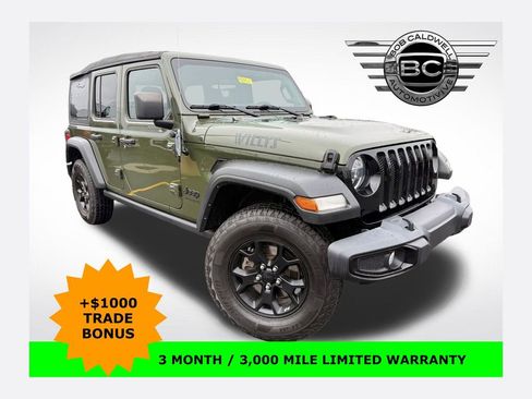 Used 2021 Jeep Wrangler Unlimited Sport image 1