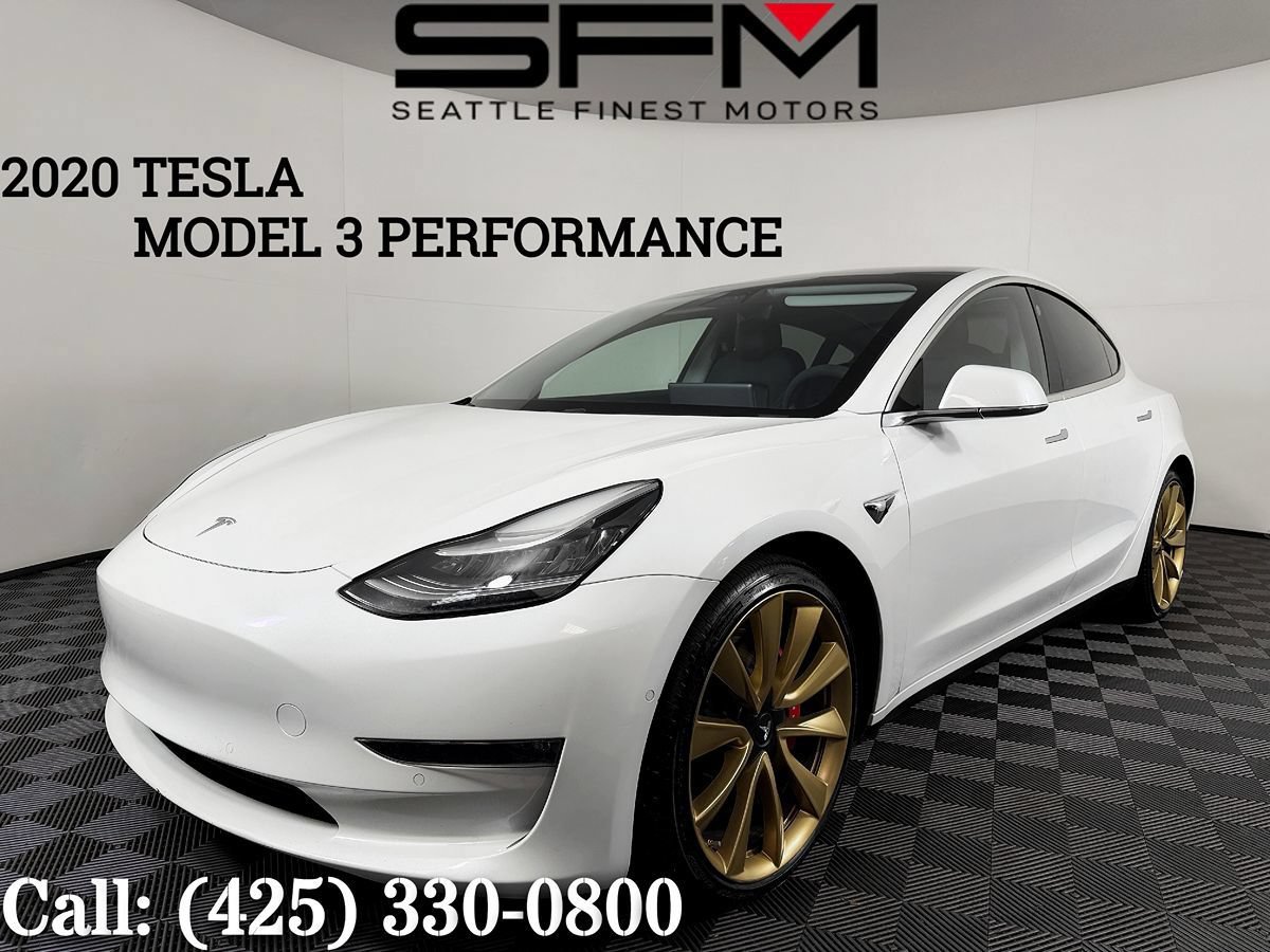 Used 2020 Tesla Model 3 Performance AWD/4WD image 1
