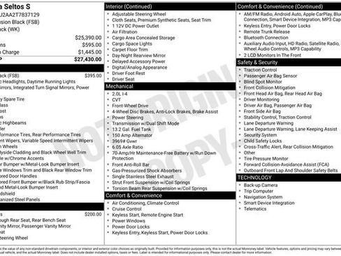 New 2026 Kia Seltos S image 15