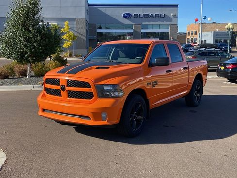 Used 2019 RAM 1500 Express w/ Ignition Orange Sport Package image 1
