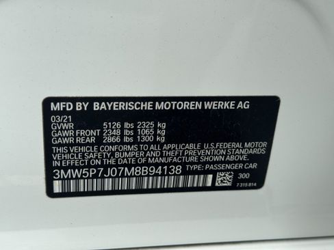 Used 2021 BMW 330e w/ M Sport Package RWD image 49