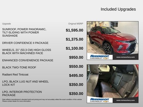 Certified 2025 Chevrolet Blazer RS w/ Driver Confidence II Package image 4