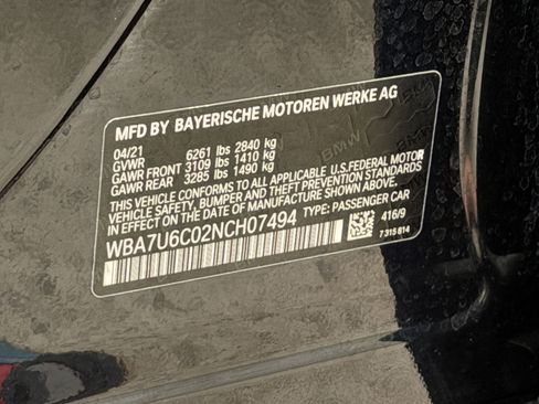 Used 2022 BMW M760i xDrive w/ Luxury Rear Seating Package AWD/4WD image 27