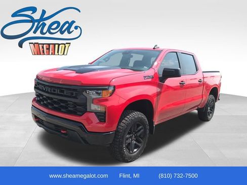Certified 2024 Chevrolet Silverado 1500 Custom Trail Boss w/ LPO, Dark Essentials Package image 1