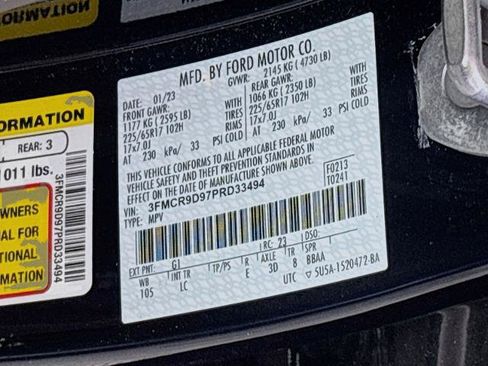 Certified 2023 Ford Bronco Sport Badlands AWD/4WD image 31