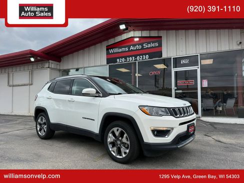 Used 2021 Jeep Compass Limited w/ Sun and Sound Group AWD/4WD image 1